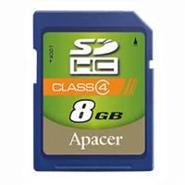 AP8GSDHC4-B -  Brand New Apacer Memory Cards