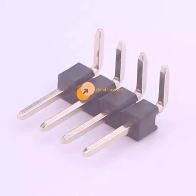 2.54-1*4P reverse bend row of pins - image 1